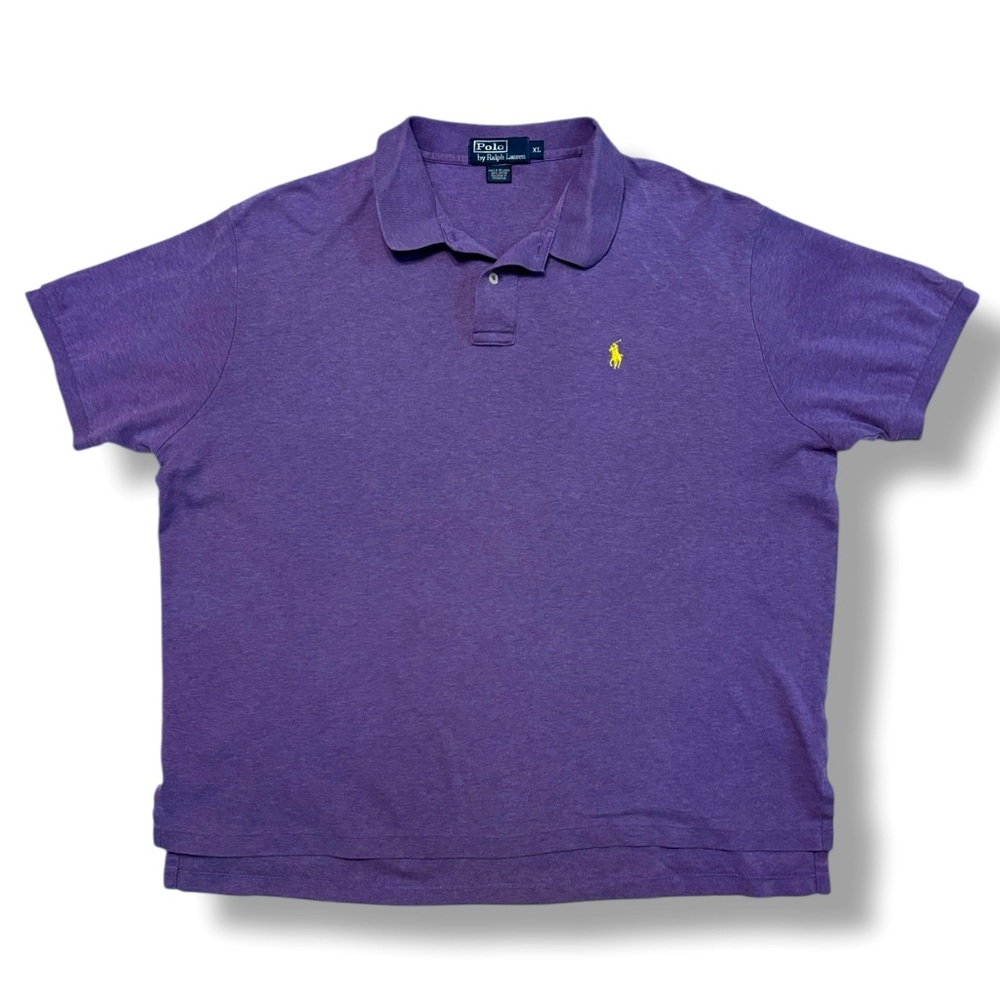 POLO by RALPH LAUREN Purple Cotton Polo VINTAGE
